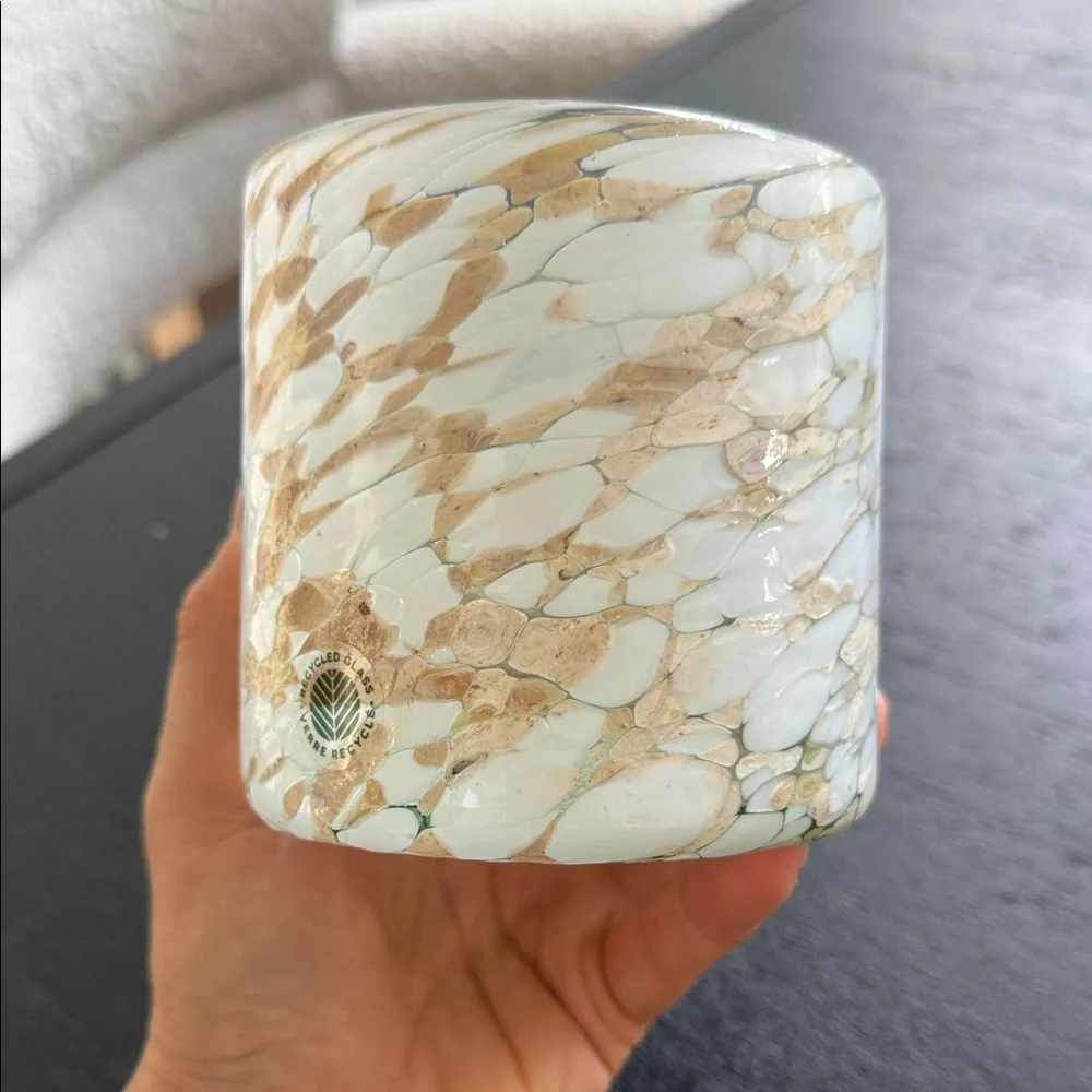 West Elm Mexican Glass Votive Candle Holder